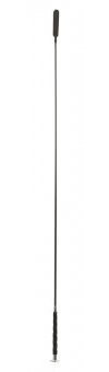 Frustino da dressage con clip, nero 120 cm