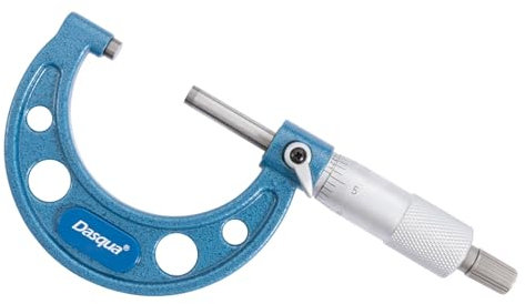 Dasqua Micrometri esterni Alta precisione 25-50 mm con accuratezza 0,004 mm per misurazioni esterne Micrômetro Externo Exterior Calibrador