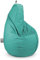 Happers Sitzsack XXL Modell Birne aus mattem Naylim Türkis. Outdoor und Indoor