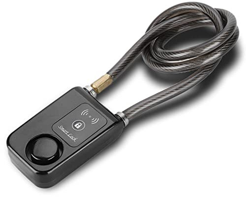 Serrure de Moto Intelligente Contrôle App Imperméable À L'eau Alarme Antivol 110db Pour Scooter, Poussette, Vélo de Montagne, Moto Électrique