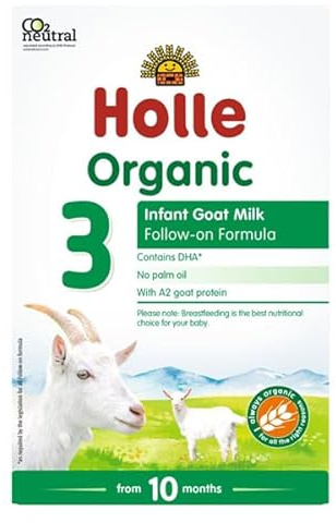 Holle Organic Infant Goat Milk Follow-on Formula 3, Pack of 6