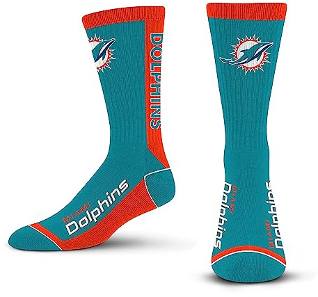 Fanatics For Bare Feet MVP NFL Team Socks Socken (40-46, Miami Dolphins)