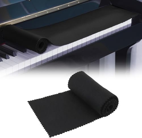 Housse de Clavier de Piano, Chiffon de Protection pour Clavier de Piano, Housse anti-poussière pour clavier électronique 88 touches, piano numérique