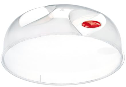 Mikrowellenabdeckung 28 cm zum Erwärmen von Speisen - Hochwertige Mikrowellenabdeckung - Mikrowellenabdeckung mit Ventil für die notwendige Luftzirkulation.