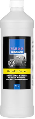 CLEANPRODUCTS Baumharz Entferner Lack & Folie | 1 Liter | Zum Entfernen von Harz und Baumharz von Fahrzeugen Aller Art