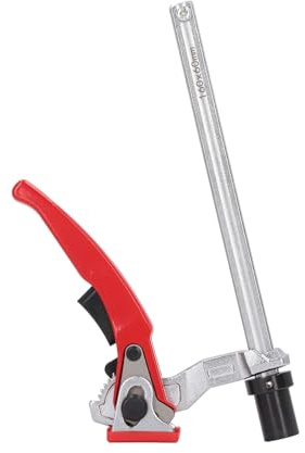 Bench Dog Clamp, 20mm Dog Hole Clamp with Ratchet Mechanism, Vertical Workbench Surface Hold Down Clamp, 13.5x6.5mm Rail Woodworking Clamp for Woodworking Tool