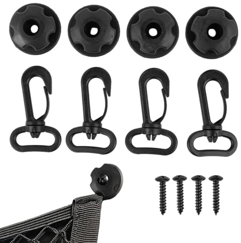 Gancho para red de coche, sujetadores para red de carga, enganche colgante para maletero de carga sin taladro, puntos de montaje de gancho de coche de alta carga, accesorios de cof