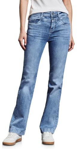 Street One A378944 Jean Bootcut, Bleu Clair aléatoire, 31W / 30L Femmes
