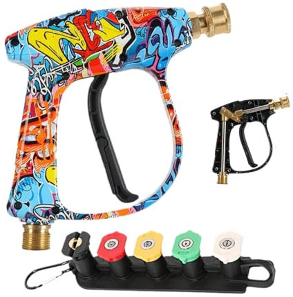 Accessorio per Idropulitrice | Connettore per Irrigazione Resistente - Regolabile Ergonomica Per Giardino, Pavimentazione, Garage, Esterni