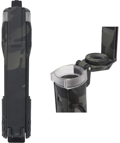 Taktisk Batteriförvaringshållare, Bärbar Vattentät Batterilåda Med Dubbel Fackdesign för CR123-, AAA- Och AA-ficklampabatterier(BCP,Single)