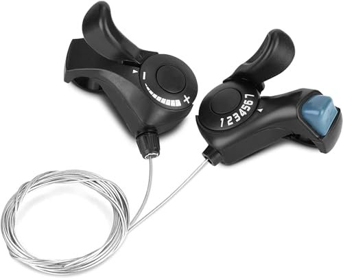 MAGT Schalthebel, 3x7-Gang Fahrrad Schalthebel, 1 Paar TX-30 Mountainbike Schalthebel Fahrrad Gangschalthebel Fahrradzubehör