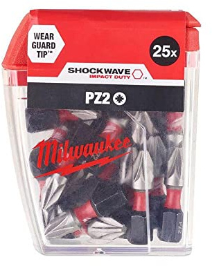 Milwaukee MIL472041 - Brocas de impacto (25 unidades)