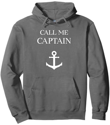 Cadeau pêcheur bateau à voile | Call Me Captain Sweat à Capuche