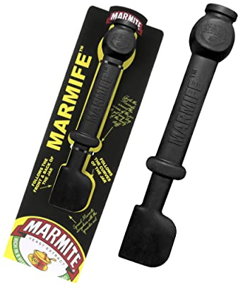 Kimm & Miller Official Marmite Gifts - 'Marmife' Knife Spreader & Jar Scraper Tool - Handy Marmite Spreader Gift Set for Fans