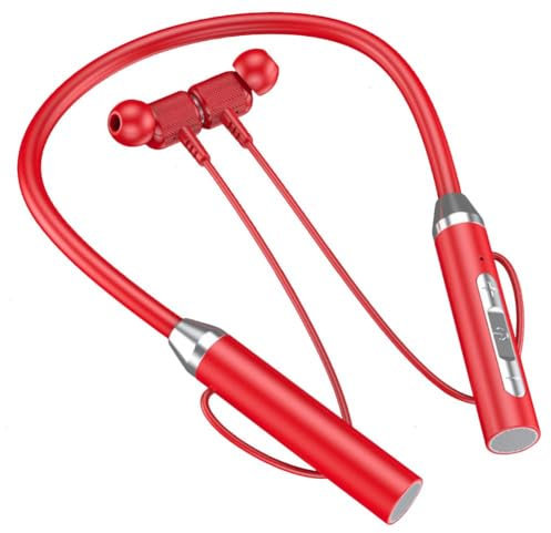 XUXN G01 Neck-Mounted Hanging Neck bluetooths Headphones Wireless Neckband Headset Wireless bluetooths Sport Neck Earbuds,Ultra-Long Standby Sports Waterproof Magnetic Earbuds