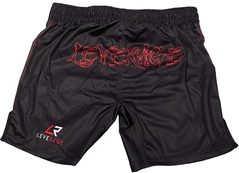 Leverage Kinder Jiu-Jitsu BJJ MMA Shorts – Nogi Grappling Kickboxen Muaythai Surfen Sommer Urlaub Shorts, Ronin, 6-9 Jahre