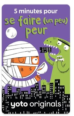Yoto - 5 Minutes pour se Faire (Un Peu) Peur, Livre Audio pour Enfants en français, à écouter sur conteuse veilleuse Boîte à Histoires Player et Mini, Histoires d'halloween pour Les 4 à 10 Ans