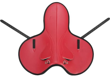 Tissting Almohadilla De Montar Antideslizante Y Absorción De Impactos - Almohadilla Protectora para Caballos 48x48cm/18.9x18.9in Ideal para Competición Y Equitación