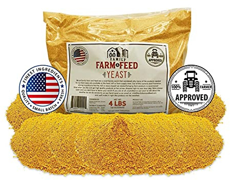 FAMILY FARM AND FEED | Brewers Yeast | Animal and Pet | Young and Adult | Granular | 4 Pounds