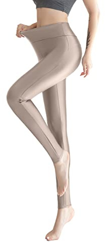 Leggings de Cuero de ImitacióN Leggings de Mujer Look de Cuero Leggings de Cuero de Invierno de Cintura Alta para Mujer Leggings Sexy Pantalones de Cuero