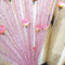 Fadenvorhang mit Rosen,String Türvorhang Fensterdekoration,Dekorative Gardine,Raumteiler Dekoration,Wohnaccessoires,Schaufensterdekoration,Fliegenschutz für Party,Hochzeit,Café,Restaurant,Rosa