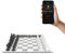 Chessnut Go Ultimate Portable Travel Electronic Chessboard with Full Piece Recognition and Strong Magnetic Adhesion - Perfect Desk or Travel Size (Grey)