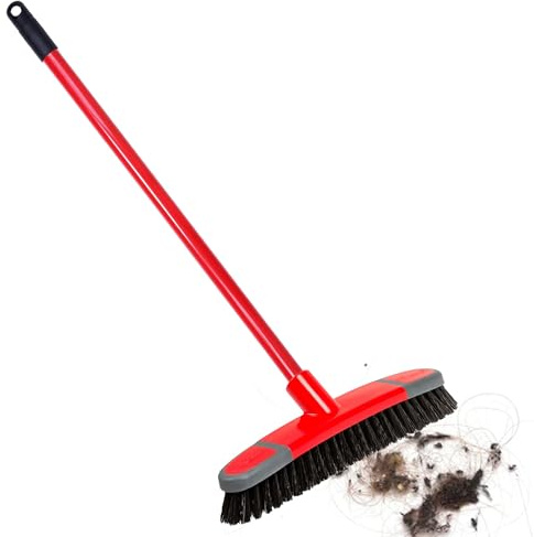Long Handle Soft, Stiff & Deck Indoor Sweeping Brooms
