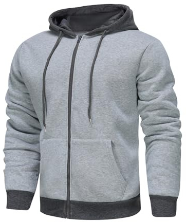 ZRYAZQ Sweat Zippé Homme Survêtements Homme Blouson Homme Survêtement Homme Veste Moto Homme Homologué Survetement Garcon Ensemble Jogging Homme Coupe Vent Homme Cardigan Homme Idée Cadeau Homme