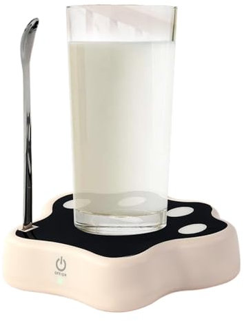 Base de tasse à café auto-mélangeuse | Mélangeur électrique automatique rechargeable – Gadgets de cuisine avec cuillère pour les voyages en plein air, les tasses à lait, les tasses à café