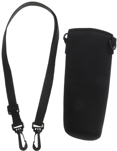 Milisten 5 Pièces Housse Isolante pour Bouteille Eau Protection Thermique Néoprène de Gourde Portable avec Bandoulière pour Usage à Extérieur