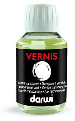 DARWI - DA3000100003C - Un flacon de Vernis Protecteur Brillant - Auxiliaire pour Peintures - 100 ML - Finition Céramique après 3 couches - DARWI VERNIS BRILLANT