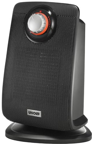 Unold 86445 - Termoventilador de cerámica para baño, 1200/2000 W