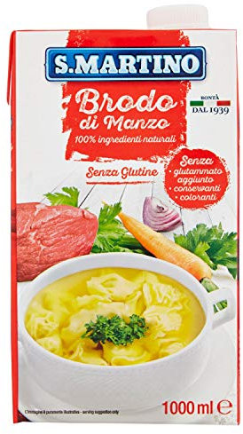 S.MARTINO - Brodo Pronto Manzo 1 Litro - 1000 Gr