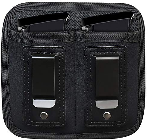 ACEXIER Pochette Universelle pour Chargeur Double pour 9 mm .40 .45 .380 .357,étui IWB Mag Holster dissimulé pour Double Pile,Porte-Chargeur pour G 19 43 17 1911 S&W M&P,IWB Clip Magazine Pouch