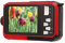 Cámara Subacuática, Cámara Digital Impermeable 2.7K 48MP 10 Pies, Zoom Digital 16X, Cámara Subacuática Selfie de Pantalla Dual para Snorkel (Rojo)