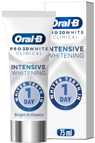 Oral-B Pro-3D White Clinical Intensive Whitening Toothpaste Bright Brilliance 75ml