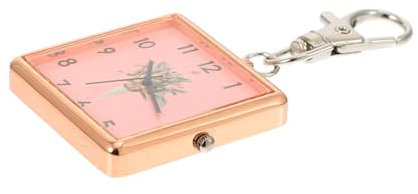TINEASUR Retro Taschenuhr Für Hängende Examens-Uhr Mit Schlüsselanhänger Kreative Design-arbeitsuhr Roségold Für Schüler Und Studenten Praktisch Für Alltag