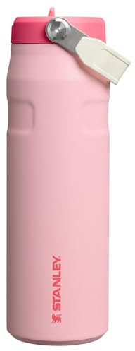Stanley Iceflow Aerolight Flipstraw Water Bottle 24 oz Strawberry Cream (Box)