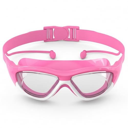 Seaflar Lunettes Natation Enfant 6 à 14 Ans Anti-Buée pour Usage Général | Protection UV, Imperméables, Joint en Silicone | Lunettes de Piscine pour Enfants