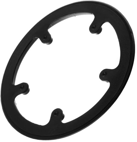 GRIRIW Paracatena Protezione e Durevole Bicicletta per Corona 40 Denti in Plastico Nero Elegante e Resistente per Mountain Bike e Bici da Strada