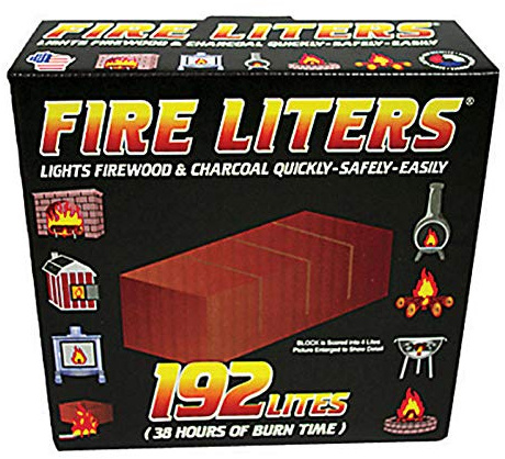 Fire Liters Wood Fiber Fire Starter 192 pk