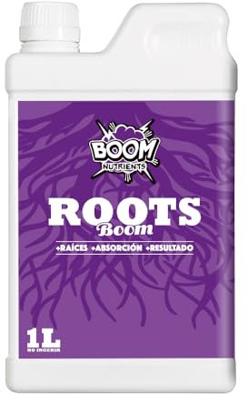 Boom Nutrients | Fertilizante y Estimulador para Raíces de Plantas/Enraizante Potente | Roots Boom (1L)