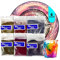 Pro Chemical Disc Golf Dye Starter-Set, perfekt für Anfänger zum Discgolffärben, Farbscheiben in jeder Farbkombination, 6 Farbstoffe, personalisieren Sie Ihre Scheiben, Discgolf-Zubehör für alle
