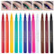 Vesaneae 12 Farben Matt Eyeliner Set, Wischfest Glatter Langlebiger Eyeliner, Wasserdicht Multifunktionale Farbmalerei Party-Make-up