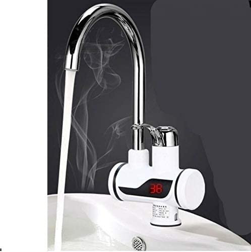 openspaceshop RUBINETTO MISCELATORE ELETTRICO SPINA CALDAIA ACQUA CALDA CON DISPLAY