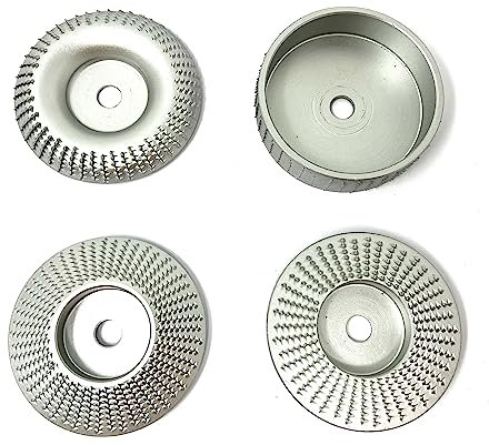 Wellerwerkzeuge 4pcs 76 x 10 mm Silicon Carbide Rasp Discs for Mini Angle Grinders