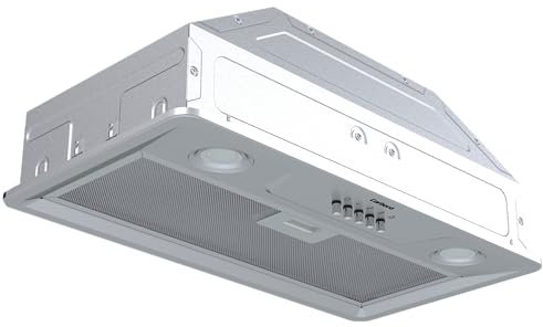 Corberó - Campana Extractora Grupo Filtrante | CCSF5222GF | Caudal 300 m3/h | Potencia 102W | Iluminación LED | 3 Velocidades | Filtros de Aluminio Duraderos | Efecto Silencioso 63dB, Acero Inoxidable