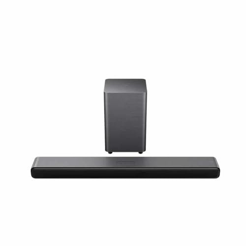 TCL S55HK 2.1 ch soundbar for TV,220 Watts, Home theater, Sound Expansion, Dolby Atmos, DTS Virtual:X, Soundbar with wireless subwoofer, one remote control, Bluetooth 5.3, HDMI eARC