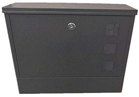 Wall-Mount Mailbox Wall Mounted Post Box Mailbox Wall Mounted Mailboxes With Key Lock,Office Drop Comment Letter Deposit,Wall Hanging Secured Document Box Comment Box Lockable Weatherproof Outside Pos