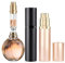 OSALALA 5ml Perfume Atomiser Refillable Bottles Mini Portable Spray Travel Bottle Empty Atomizer Bottle for Purse Handbag Pocket Luggage Man Woman (Black & Gold)